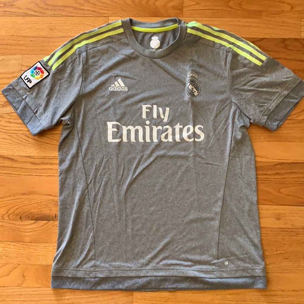 Adidas soccer jersey, Real Madrid, size men’s L